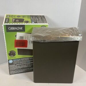 Gibraltar Wall Mount Mailbox Locking Vertical Emblem Decor Satin Nickel Bronze